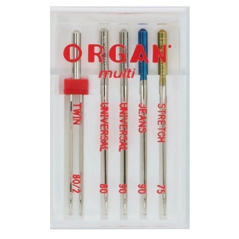 Organ Nähnadeln Multi Box, 5 Stück