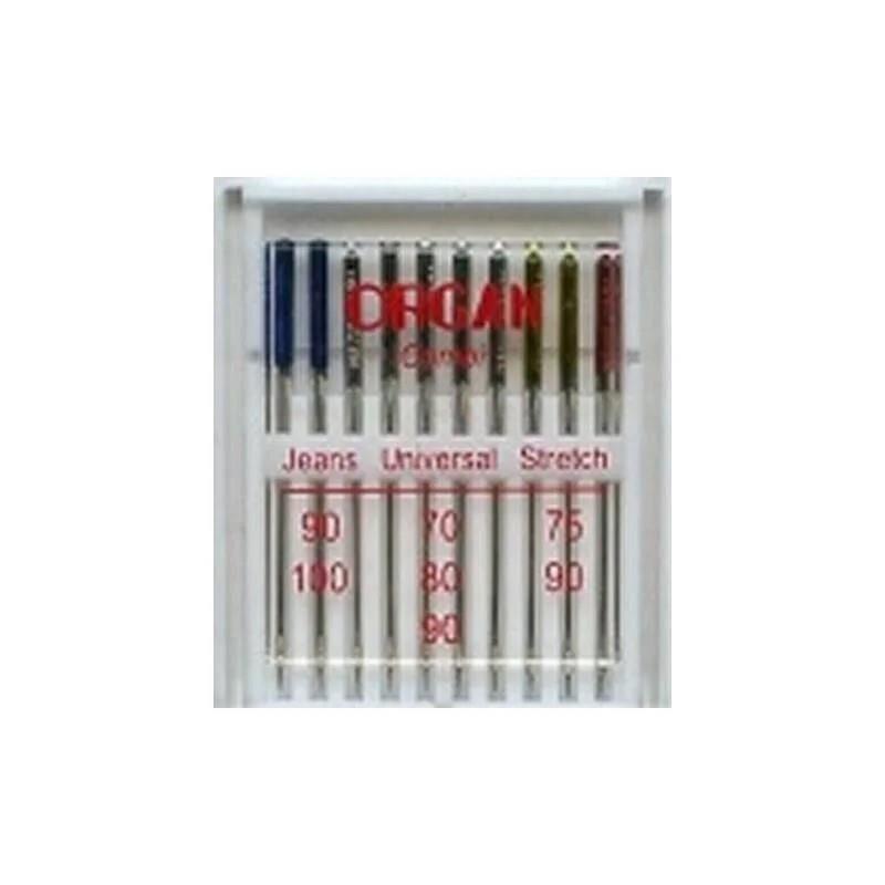 Organ Nähnadeln Combi Box, 10 Stück