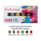 Carina Garnset Multicolor Nähgarn-Set